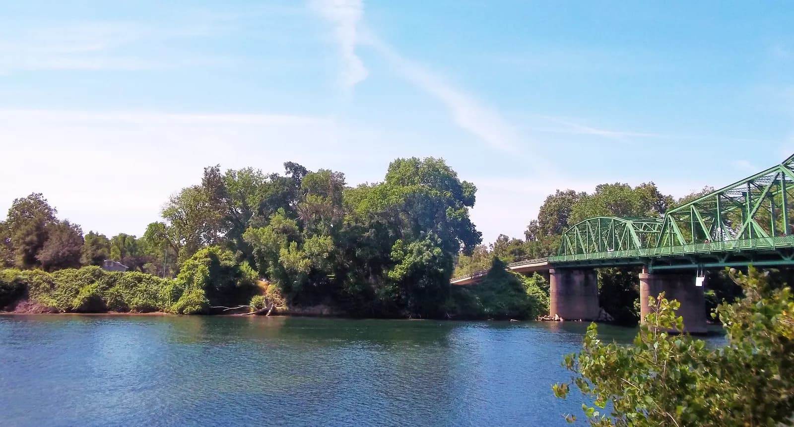 Discovery Park at the confluence of the American and Sacramento Rivers in Sacramento, California
