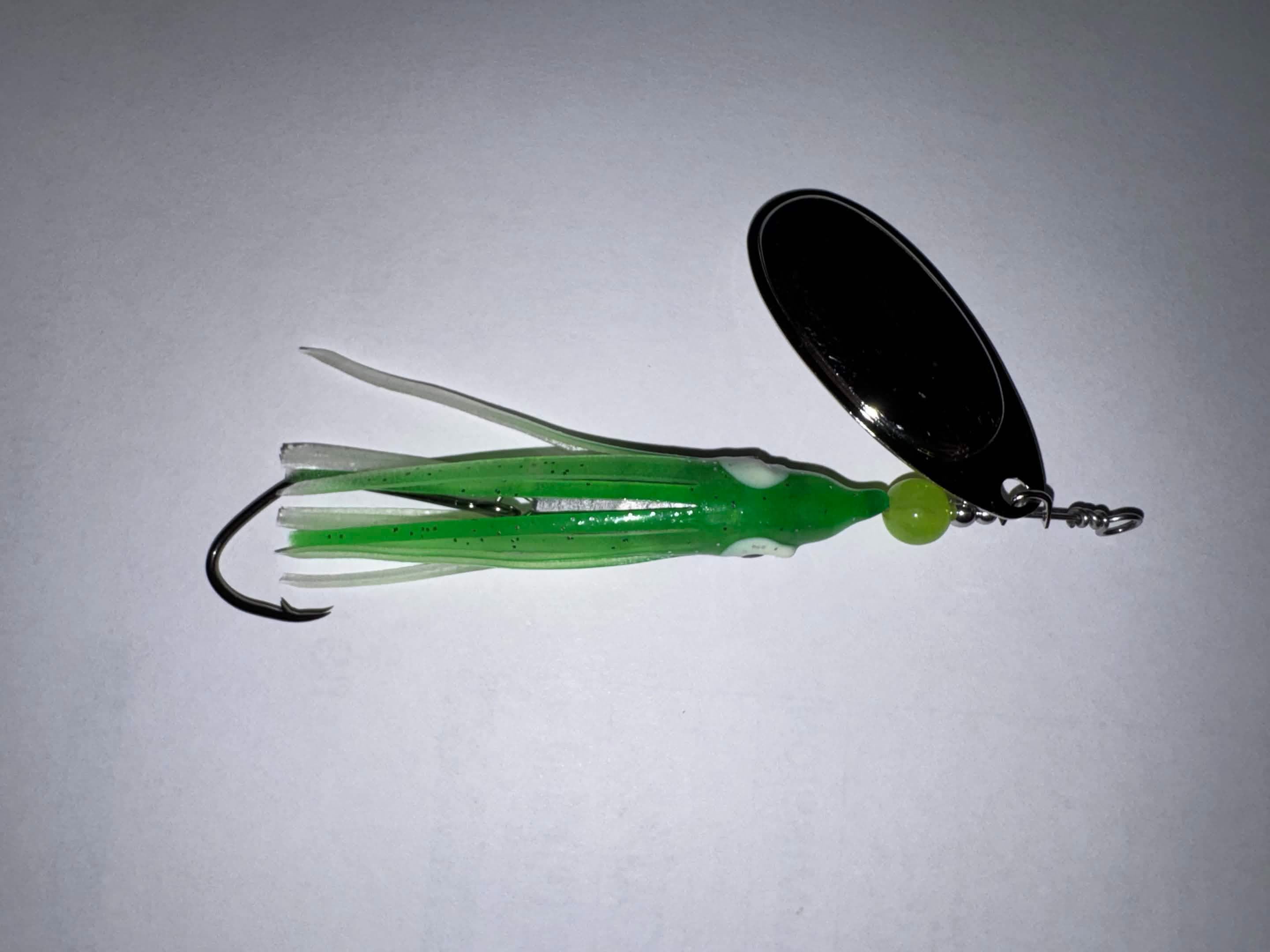 SRT Inline Salmon Spinner — 1 oz inline spinner for river salmon fishing